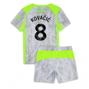 Manchester City Tredjeställ 2025/26 Barn Mateo Kovačić #8 Kortärmad Fotbollströja + Shorts