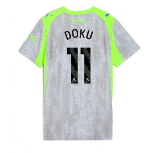 Manchester City Tredjetröja 2025/26 Dam Jérémy Doku #11 Kortärmad