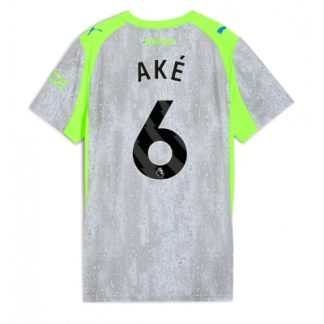 Manchester City Tredjetröja 2025/26 Dam Nathan Aké #6 Kortärmad
