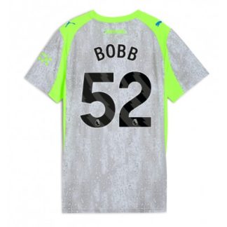 Manchester City Tredjetröja 2025/26 Dam Oscar Bobb #52 Kortärmad