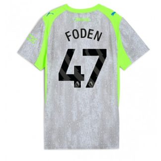Manchester City Tredjetröja 2025/26 Dam Phil Foden #47 Kortärmad