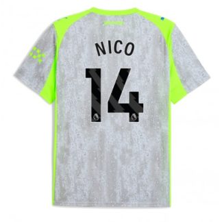 Manchester City Tredjetröja 2025/26 Herr Nico González #14 Kortärmad