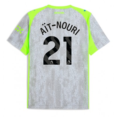 Manchester City Tredjetröja 2025/26 Herr Rayan Aït-Nouri #21 Kortärmad