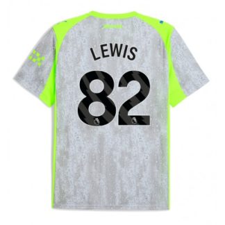 Manchester City Tredjetröja 2025/26 Herr Rico Lewis #82 Kortärmad