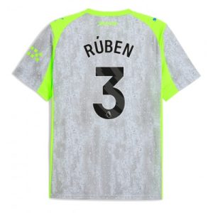 Manchester City Tredjetröja 2025/26 Herr Rúben Dias #3 Kortärmad