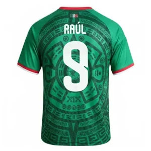 Mexiko Hemmatröja VM 2026 Herr Raúl Jiménez #9 Kortärmad Fotbollströja