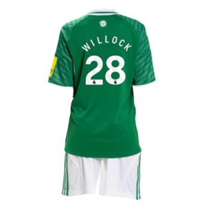 Newcastle United 2025/26 Bortatröja Barn Set – Joe Willock #28 Kortärmad Fotbollströja med Shorts