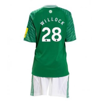 Newcastle United 2025/26 Bortatröja Barn Set – Joe Willock #28 Kortärmad Fotbollströja med Shorts