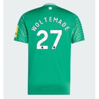 Newcastle United 2025/26 Bortatröja Herr Nick Woltemade #27 Kortärmad Fotbollströja