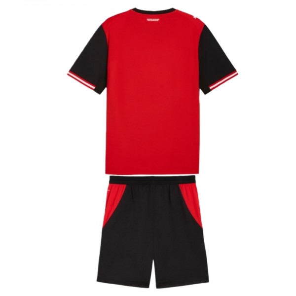 Österrike Hemmatröja VM 2026 Barn Kortärmad Fotbollströja + Shorts 2 Österrike Hemmaställ VM 2026 Barn Kortärmad Fotbollströja