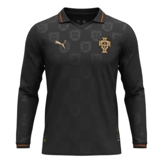 Portugal 2025–26 Eusébio Special Edition Herr Långärmad Fotbollströja