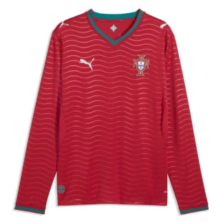 Portugal Hemmatröja VM 2026 Herr Långärmad Fotbollströja