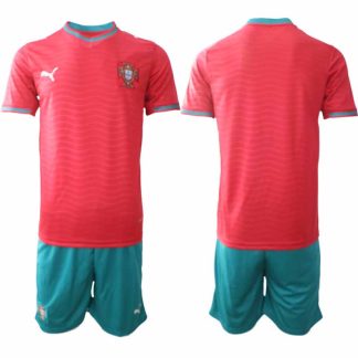 Portugal VM 2026 Hemmaställ Herr Fotbollströja Kortärmad + Shorts