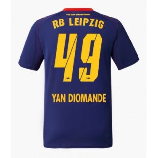 RB Leipzig 2025/26 Bortatröja Herr Yan Diomande #49 Kortärmad Fotbollströja