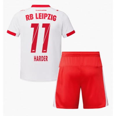 RB Leipzig 2025/26 Hemmatröja Barn Set – Conrad Harder #11 Kortärmad Fotbollströja med Shorts 1 RB Leipzig 2025/26 Hemmatröja Barn Set – Conrad Harder #11 Kortärmad Fotbollströja med Shorts