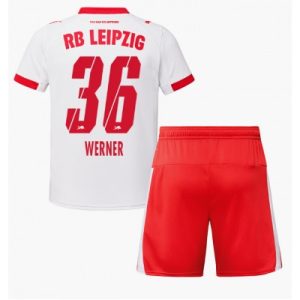 RB Leipzig 2025/26 Hemmatröja Barn Set – Timo Werner #36 Kortärmad Fotbollströja med Shorts