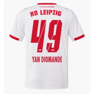 RB Leipzig 2025/26 Hemmatröja Herr Yan Diomande #49 Kortärmad Fotbollströja
