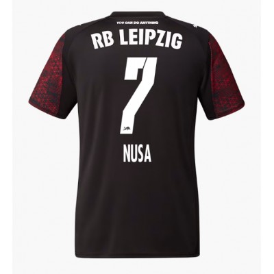 RB Leipzig 2025/26 Tredjetröja Herr Antonio Nusa #7 Kortärmad Fotbollströja 1 RB Leipzig 2025/26 Tredjetröja Herr Antonio Nusa #7 Kortärmad Fotbollströja