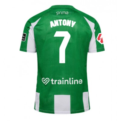 Real Betis 2025/26 Hemmatröja Herr Antony #7 Kortärmad Fotbollströja 1 Real Betis 2025/26 Hemmatröja Herr Antony #7 Kortärmad Fotbollströja