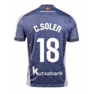 Real Sociedad Bortatröja 2025–26 Herr Carlos Soler #18 Kortärmad Fotbollströja