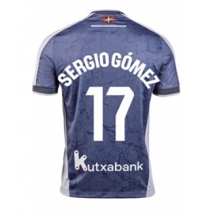 Real Sociedad Bortatröja 2025–26 Herr Sergio Gómez #17 Kortärmad Fotbollströja