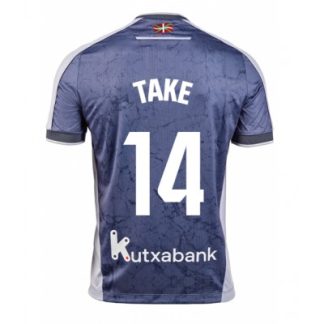Real Sociedad Bortatröja 2025–26 Herr Takefusa Kubo #14 Kortärmad Fotbollströja