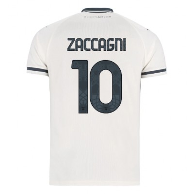 SS Lazio 2025/26 Bortatröja Herr Mattia Zaccagni #10 Kortärmad Fotbollströja
