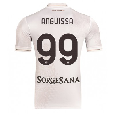 SSC Napoli 2025/26 Bortatröja Herr Frank Anguissa #99 Kortärmad Fotbollströja