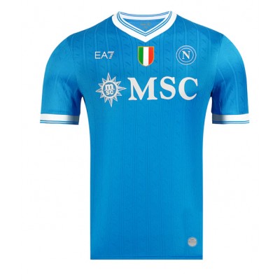 SSC Napoli Hemmatröja 2025/26 Kortärmad Fotbollströja