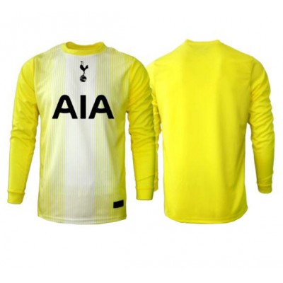 Tottenham Hotspur 2025-26 Målvakt Tredjetröja Gul Långärmad Fotbollströja
