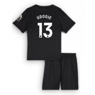 Tottenham Hotspur Bortaställ 2025/26 Barn Destiny Udogie #13 Kortärmad Fotbollströja + Shorts
