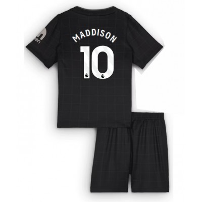 Tottenham Hotspur Bortaställ 2025/26 Barn James Maddison #10 Kortärmad Fotbollströja + Shorts 1 Tottenham Hotspur Bortaställ 2025/26 Barn James Maddison #10 Kortärmad Fotbollströja + Shorts