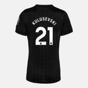 Tottenham Hotspur Bortatröja 2025/26 Dam Dejan Kulusevski #21 Kortärmad