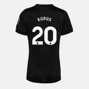 Tottenham Hotspur Bortatröja 2025/26 Dam Mohammed Kudus #20 Kortärmad