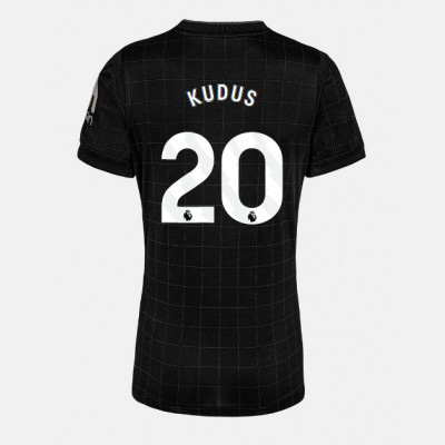 Tottenham Hotspur Bortatröja 2025/26 Dam Mohammed Kudus #20 Kortärmad