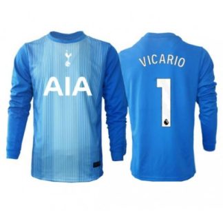 Tottenham Hotspur Guglielmo Vicario #1 Målvakt Bortatröja Långärmad 2025-26 Fotbollströja