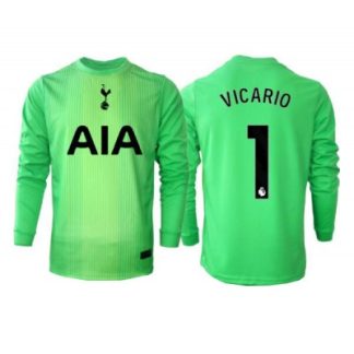 Tottenham Hotspur Guglielmo Vicario #1 Målvakt Hemmatröja Långärmad 2025-26 Fotbollströja