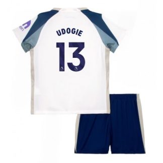 Tottenham Hotspur Hemmaställ 2025/26 Barn Destiny Udogie #13 Kortärmad Fotbollströja + Shorts