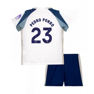 Tottenham Hotspur Hemmaställ 2025/26 Barn Pedro Porro #23 Kortärmad Fotbollströja + Shorts 1 Tottenham Hotspur Hemmaställ 2025/26 Barn Pedro Porro #23 Kortärmad Fotbollströja + Shorts