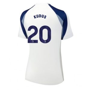 Tottenham Hotspur Hemmatröja 2025/26 Dam Mohammed Kudus #20 Kortärmad