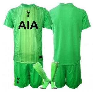 Tottenham Hotspur Målvaktströja 2025-26 Hemmaställ Barn Grön Kortärmad + Shorts