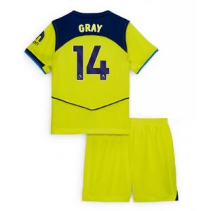 Tottenham Hotspur Tredjeställ 2025/26 Barn Archie Gray #14 Kortärmad Fotbollströja + Shorts
