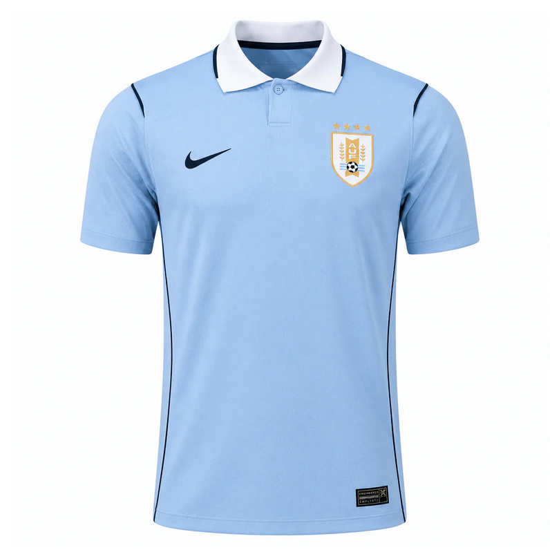 Uruguay Hemmatröja VM 2026 Herr Kortärmad Fotbollströja 1 Uruguay VM 2026 Hemmatröja Herr Kortärmad Fotbollströja