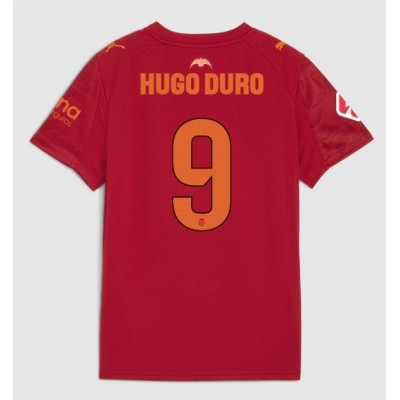 Valencia CF 2025/26 Bortatröja Herr Hugo Duro #9 Kortärmad Fotbollströja Valencia CF 2025/26 Bortatröja Herr Hugo Duro #9 Kortärmad Fotbollströja