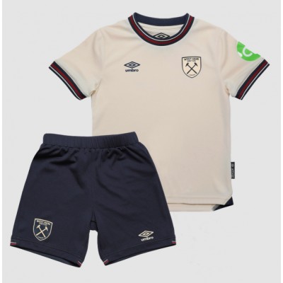 West Ham United 2025/26 Bortatröja Barn Set – Kortärmad Fotbollströja med Shorts 1 West Ham United 2025/26 Bortatröja Barn Set – Kortärmad Fotbollströja med Shorts