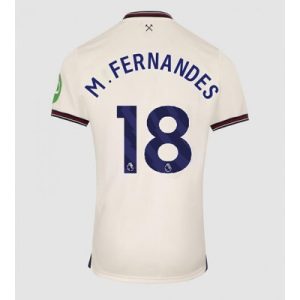 West Ham United 2025/26 Bortatröja Herr Mateus Fernandes #18 Kortärmad Fotbollströja