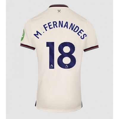 West Ham United 2025/26 Bortatröja Herr Mateus Fernandes #18 Kortärmad Fotbollströja 1 West Ham United 2025/26 Bortatröja Herr Mateus Fernandes #18 Kortärmad Fotbollströja