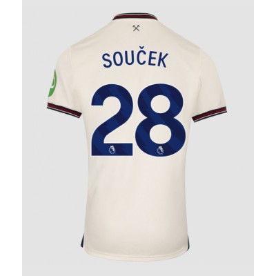 West Ham United 2025/26 Bortatröja Herr Tomas Soucek #28 Kortärmad Fotbollströja 1 West Ham United 2025/26 Bortatröja Herr Tomas Soucek #28 Kortärmad Fotbollströja