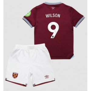 West Ham United 2025/26 Hemmatröja Barn Set – Callum Wilson #9 Kortärmad Fotbollströja med Shorts