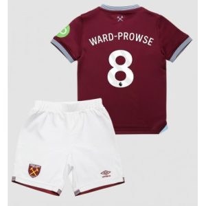 West Ham United 2025/26 Hemmatröja Barn Set – James Ward-Prowse #8 Kortärmad Fotbollströja med Shorts